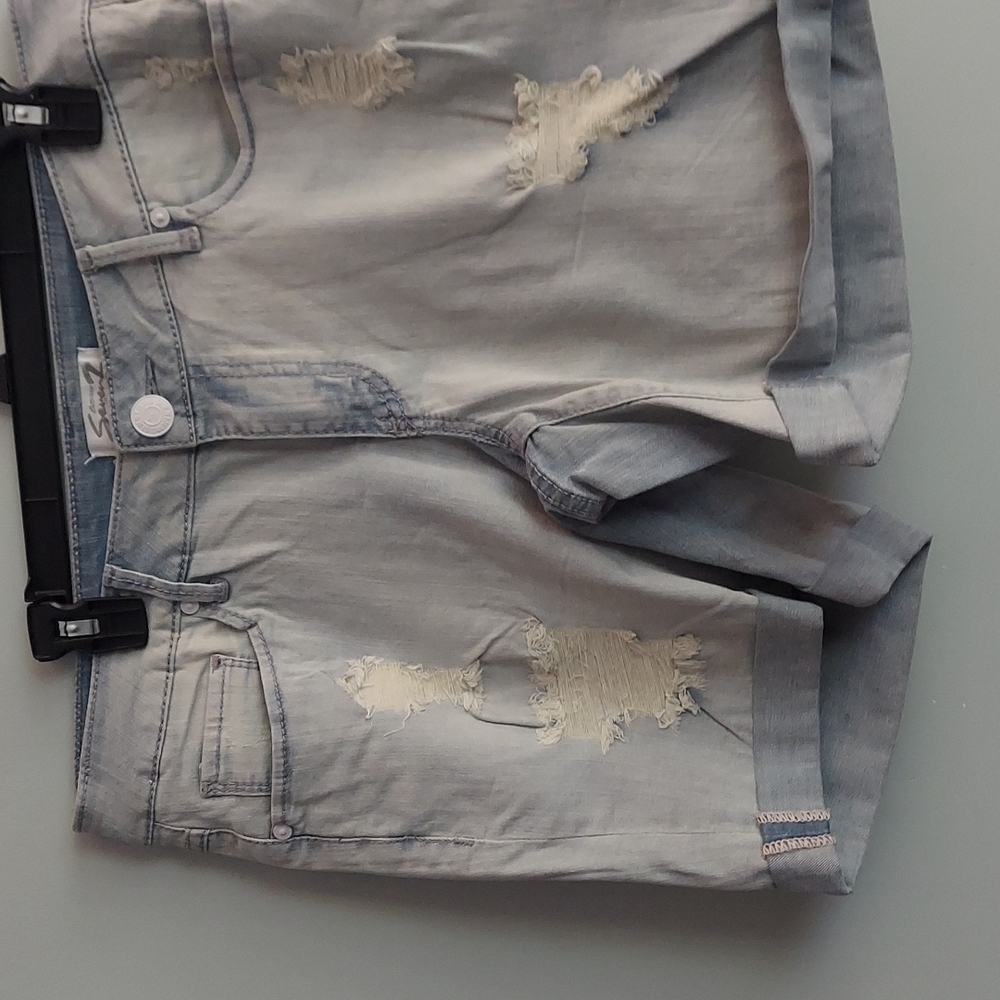 Light blue denim shorts size 14